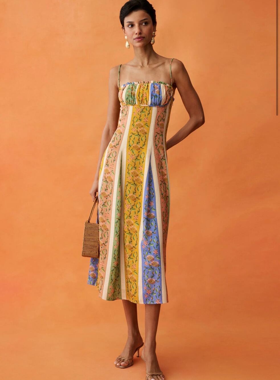 New few Moda ANAYA Rainey Dress linen blend dress $272 sz 6